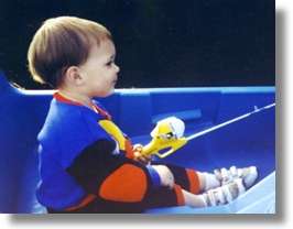 Kids fish to at Spirit Lake Idaho !